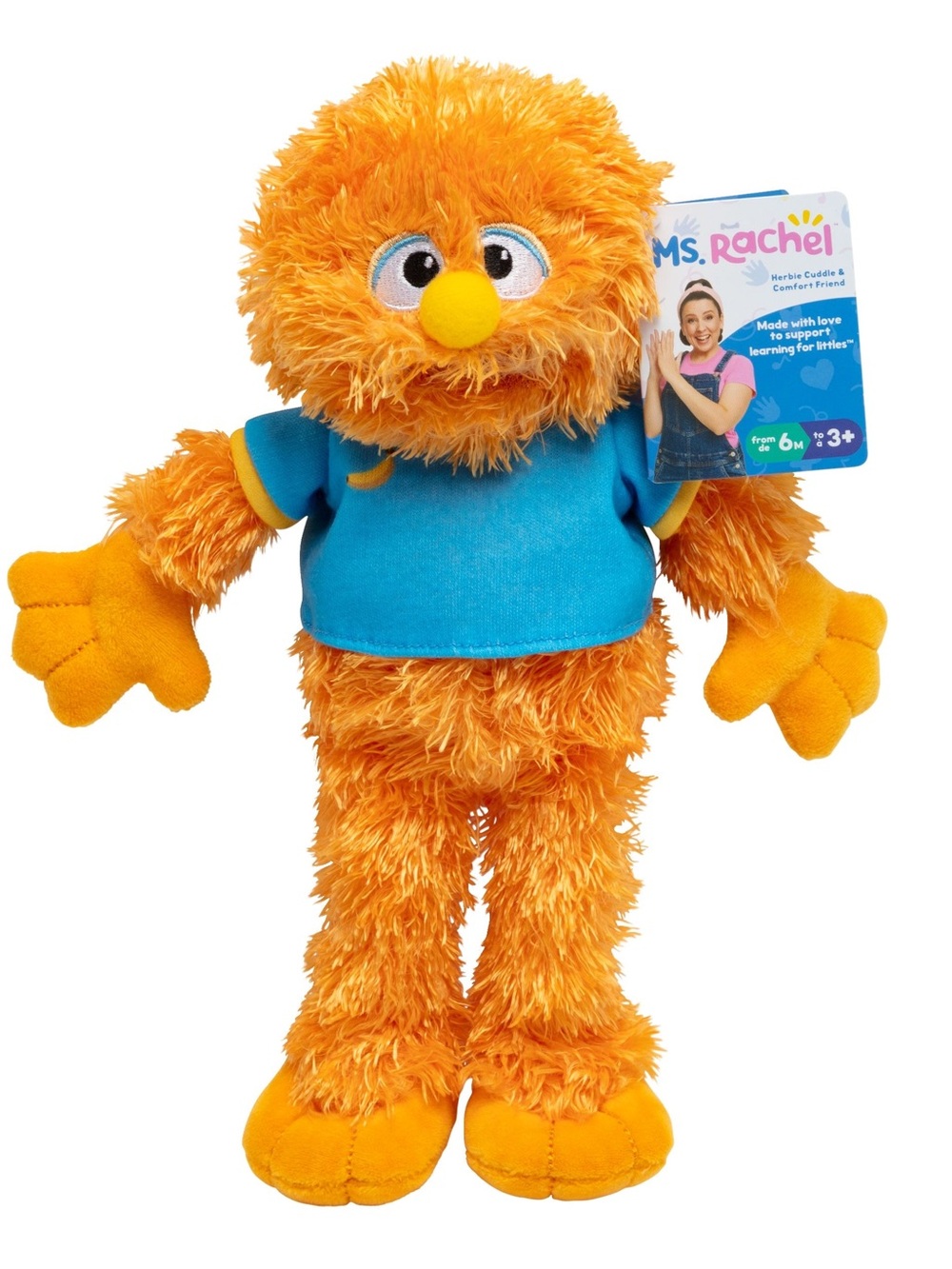 NWT Ms. Rachel Herbie Cuddle & Comfort Friend Plush 11”